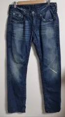 30) TRUE RELIGION トゥルーレリジョン USA リッキー(RICKY) インディゴブルーデニム デニムパンツ