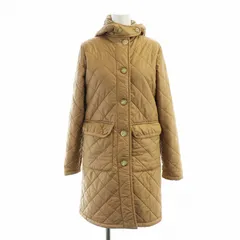 マッキントッシュ MACKINTOSH ロングコート 長袖 フード付き フェイクファー 総裏地 キルティング 34 ベージュ ■GY18 /MQ