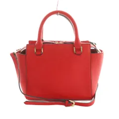 バーニーズニューヨーク BARNEYS NEW YORK 2way ハンドバッグ ショルダーバッグ レザー レッド 赤 /MI ■OSのサムネイル