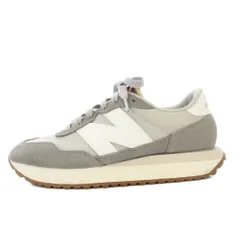 ニューバランス NEW BALANCE MS237GE スニーカー スエード US5.5 グレー ロゴ /TK