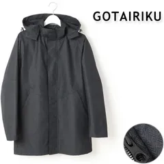 新品 gotairiku 五大陸 【仕事で着用可】ラスタードビー フーデッドブルゾン_地柄 スプリングコートL ゴタイリク #973のサムネイル