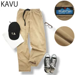 【定番】 USA製 カブー KAVU コットン ツイル クライミング パンツ バックルベルト S ベージュ アウトドア カジュアル ウェア タウンユース レジャー シティールック メンズのサムネイル