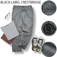 【上質】 ブラックレーベル クレストブリッジ BLACK LABEL CRESTBRIDGE ヘリンボーン イージー スラックス パンツ L グレー メンズ レディース ユニセックス 男女兼用