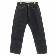 トロフィークロージング TROPHY CLOTHING 1605 Standard Dirt Denim 14.5ozセルビッチデニム パンツ ジーンズ テーパード ボタンフライ ワンウォッシュ加工 30 インディゴブルー /KU