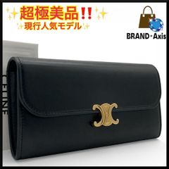 ARR19 セリーヌ トリオンフ フラップ長財布 ゴールド金具 - メルカリ