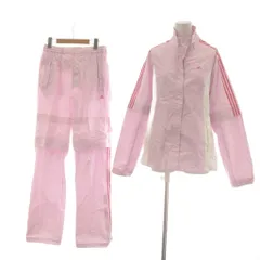 アディダス adidas セットアップ  タグ付き レインウェア L ジャケット パンツ ピンク /AU