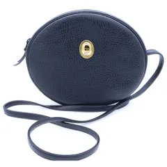 Christian Dior (クリスチャンディオール) CDロゴ ヴィンテージ ショルダーバッグ ブラック レザー