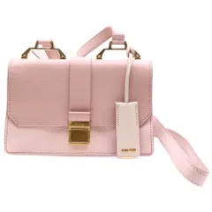 miumiu (ミュウミュウ) マドラス ショルダーバッグ ミニバッグ ピンク レザー 5BH609 ゴールド金具