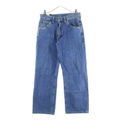 LEE (リー) 200 フルカット ウオッシュ加工 ストレートデニムパンツ ライトブルー