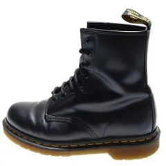 Dr.Martens (ドクターマーチン) 1480 8ホール レザー レースアップ ハイカットシューズ ショートブーツ ブラック レディース