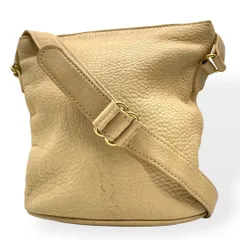 美品　COACH オールドコーチ　ショルダーバッグ　アイボリー　レザー　シボ革