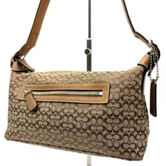 コーチ アクセサリーポーチ ミニシグネチャー キャンバス ベージュ ブラウン ショルダーバッグ ハンドバッグ レディース 人気 定番 COACH ポーチ ミニバッグ 総柄 レザー コンビ おしゃれ 上品 コンパクト ブランドバッグ 手提げ 小さめ バッグ