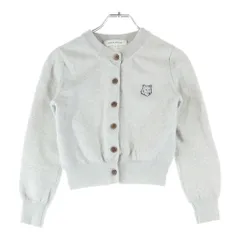 MAISON KITSUNE (メゾンキツネ) BOLD FOX PATCH ボールドフォックスパッチカーディガン グレー MW00508KT1036