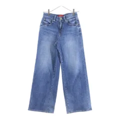 RED CARD (レッドカード) 35TH ANNIVERSARY WIDE アニバーサリー ワイドストレートデニムパンツ ジーンズ レディース インディゴ 26W101