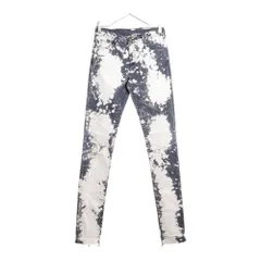 GUCCI (グッチ) 17SS ミケーレ初期 Tie Die Deinm Pants 刺繍 タイダイ ブリーチ加工デニムパンツ ストレートパンツ グレーのサムネイル