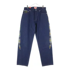 KENZO (ケンゾー) サイドチェック ワイドデニム FD65DP4096B1 インディゴのサムネイル