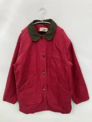 L.L.Bean エルエルビーン カバーオール M レッド ウール・ニット ナイロン フードなし ボタン留め