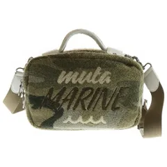 muta (ムータ) 24AW パイル ロゴデザイン カモ 迷彩柄 ショルダーバッグ カーキのサムネイル