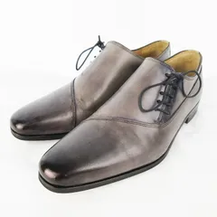 Cento Felina チェントフェリーナ 6 約24ｃｍ ドレスシューズ ビジネス サイドレース 1618 マッケイ製法 グレー 革靴 日本製