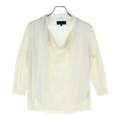 UNTITLED (アンタイトル) ネックスカーフデザイン 長袖ニット セーター レディース アイボリー