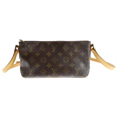 LOUIS VUITTON ルイヴィトン モノグラム トロター ハンドバッグ ミニバッグ ブラウン レザー×PVC M51240 ゴールド金具 LOUIS VUITTON (ルイヴィトン) モノグラム トロター ハンドバッグ ミニ