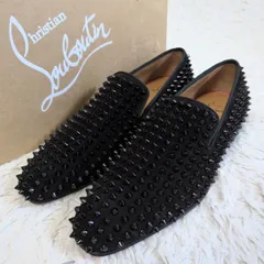 未使用✨箱付✨Christian Loboutin クリスチャンルブタン ダンデライオン スパイクスリッポン　スタッズ ブラック 黒 39 DANDELION SPIKES レッドソール ビジネスのサムネイル