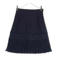 JUNYA WATANABE COMME des GARCONS (ジュンヤワタナベ コムデギャルソン) 01AW カットオフ ナイロンラメニット切替 スカート ブラック レディース JC-S031 AD2001のサムネイル