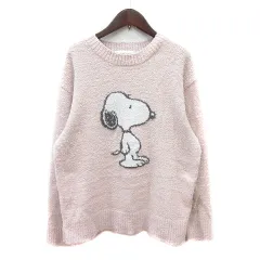 ジェラートピケ gelato pique ルームウェア カットソー 総柄 長袖 F ピンク /MN