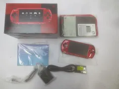  ゲーム PSP 本体 PSP3000 レッド/ブラック 動作品 箱付き 中古品