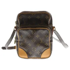 LOUIS VUITTON (ルイヴィトン) モノグラム アマゾン ショルダーバッグ ミニバッグ ブラウン レザー×PVC M45236 ゴールド金具