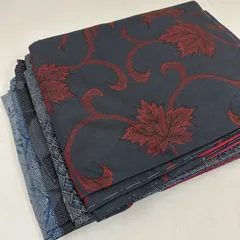 大島紬 着物 正絹 5着 着物まとめ売り リメイク材料 m-1111