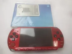  ゲーム PSP 本体 PSP3000 レッド/ブラック 動作品 取扱説明書付き 中古品