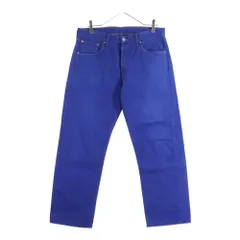 Levi's (リーバイス) 90-00S 501 DENIM PANTS ボタン裏刻印247 スモールe 後染め デニムパンツ ネイビー
