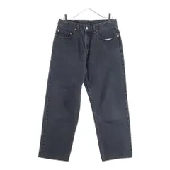 Levi's (リーバイス) 90-00S 550 RELAXED FIT DENIM PANTS ボタン裏刻印110M スモールe 先染め デニムパンツ ブラック