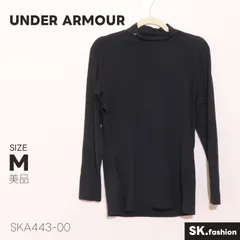 美品 UNDER ARMOUR トップス ストレッチ素材 ロゴプリント 長袖 ハイネック　カットソー