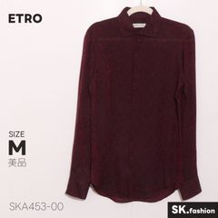 美品！ ETRO パープル 長袖シャツ 44 レギュラーカラー - メルカリ