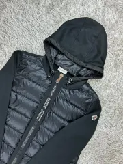 M百貨店購入 正規品 MONCLER MAGLIA レディース 軽量ダウン フードカーディガン