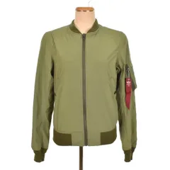 アルファ ALPHA フライトジャケット MA-1 M 緑 グリーン カーキ TA1225-003