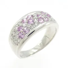K18WG サファイヤ リング 0.50CT