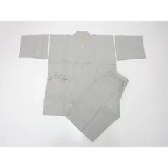 【新品】男物　甚平　しじら織　Ｍサイズ