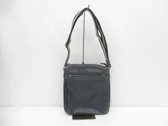  中古 バリー BALLY ショルダーバッグ メッセンジャー ビジネスバッグ レザー ネイビー ユニセックス