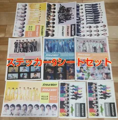 Snowmanステッカーシート9枚セット