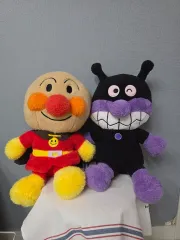 アンパンマン ばいきんまん 中型 ぬいぐるみ セット 新品