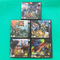 [5 점 세트] 3DS 몬스터 헌터 더블 크로스 몬스터 헌터 크로스 몬스터 헌터 4G 몬스터 헌터 4 몬스터 헌터 3 (트라이) G CAPCOM 주식회사 캡콤