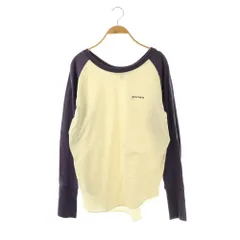 アメリカーナ AMERICANA ベースボールTシャツ BEAUTY&YOUTH別注 F ホワイト､パープル ラグランスリーブ /OK ■OS