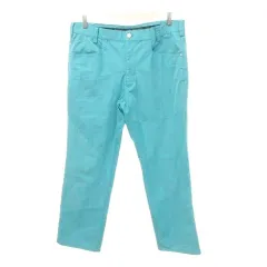 マンシングウェア MUNSINGWEAR パンツ スラックス ライン オーバサイズ 薄手 91 約XXL ターコイズブルー ■GY61のサムネイル