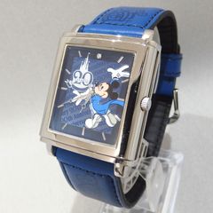 ★東京ディズニーランド 20周年記念 グッドタイムパスポート 腕時計 スクエア クォーツ リバーシブル Disney 東京ディズニーリゾート★