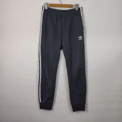 adidas Originals アディダスオリジナルス トラックパンツ ロゴ刺繍 ブラック Mサイズ メンズ 古着 ストリート スポーツMIX