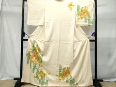 平和屋着物■訪問着　駒刺繍　花車文　金彩　正絹　逸品　CAAZ4405fbのサムネイル