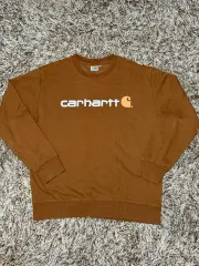 Carhartt カーハート ブラウン 長袖 Tシャツ